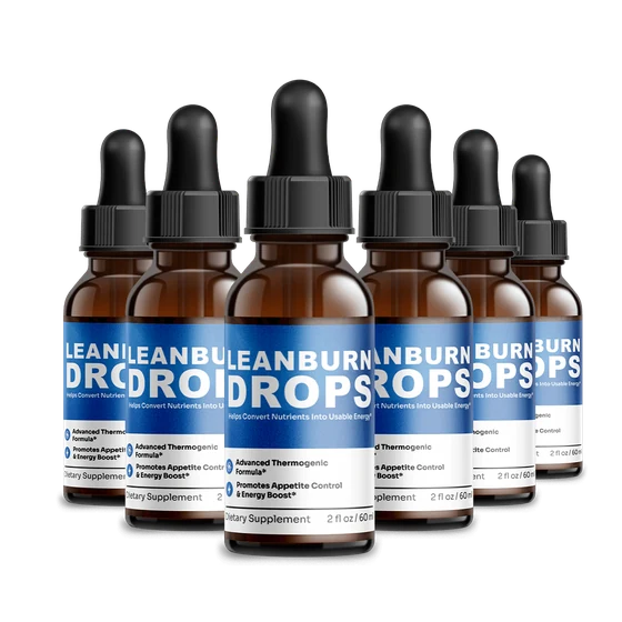 LeanBurn Drops 6 bottle best value package price