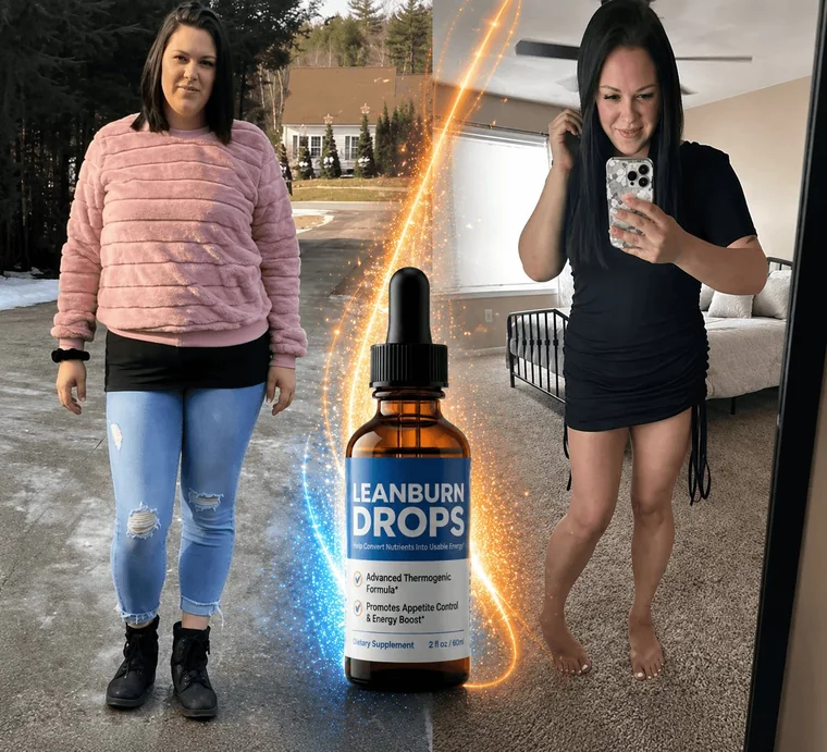 LeanBurn Drops before and after weight loss transformation